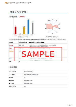 診断結果 報告書イメージ